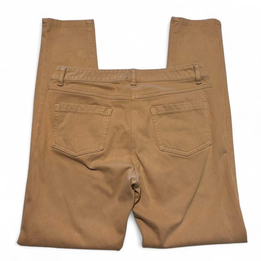 J.McLaughlin Lexi Jeans Sz 6 Tan Slim Ankle Mid Rise Stretch Denim Pants - Picture 2 of 5